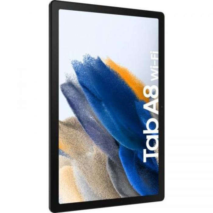 Tableta Samsung Galaxy Tab A8, Cortex A75-A55, 10.5 inch, 3GB RAM, 32GB flash, Wi-Fi, Bt, Android 11, Gray