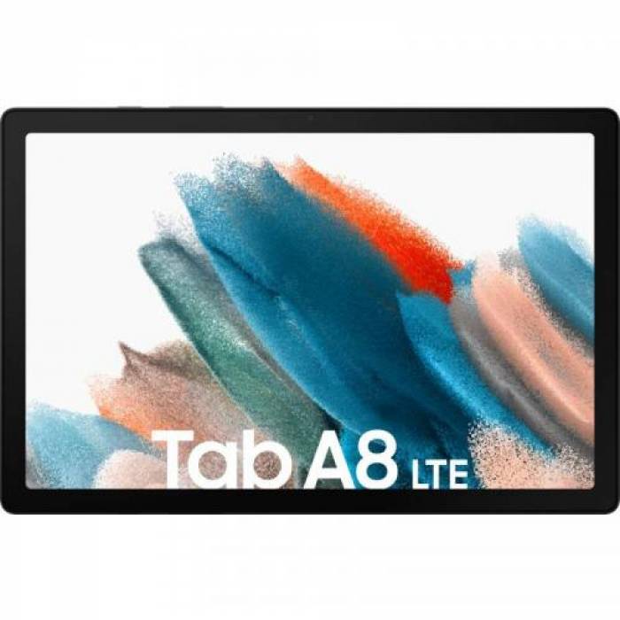 Tableta Samsung Galaxy Tab A8, Cortex A75-A55, 10.5 inch, 3GB RAM, 32GB flash, Wi-Fi, Bt, LTE, Android 11, Silver