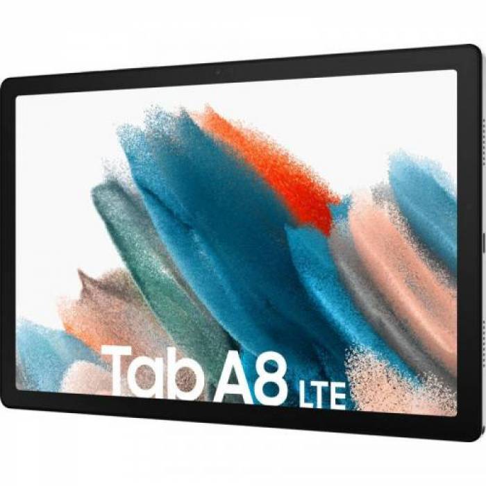 Tableta Samsung Galaxy Tab A8, Cortex A75-A55, 10.5 inch, 3GB RAM, 32GB flash, Wi-Fi, Bt, LTE, Android 11, Silver