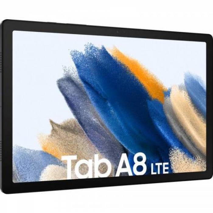 Tableta Samsung Galaxy Tab A8, Cortex A75-A55, 10.5 inch, 4GB RAM, 128GB flash, Wi-Fi, Bt, LTE, Android 11, Grey