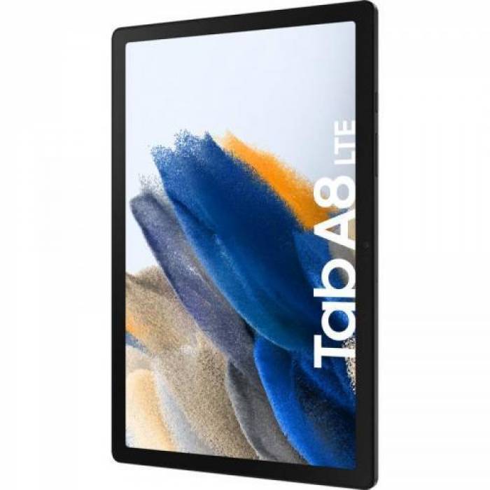 Tableta Samsung Galaxy Tab A8, Cortex A75-A55, 10.5 inch, 4GB RAM, 128GB flash, Wi-Fi, Bt, LTE, Android 11, Grey