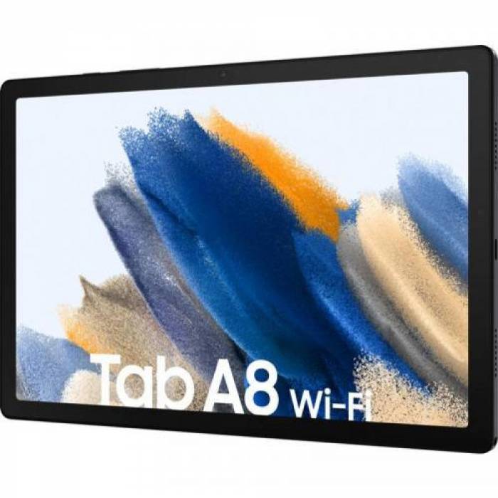 Tableta Samsung Galaxy Tab A8, Cortex A75-A55, 10.5 inch, 4GB RAM, 64GB flash, Wi-Fi, Bt, Android 11, Gray