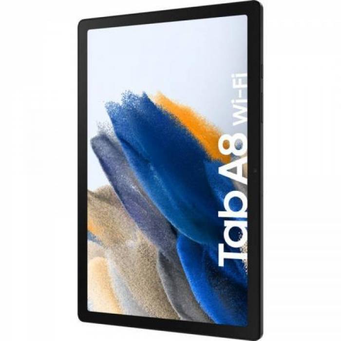 Tableta Samsung Galaxy Tab A8, Cortex A75-A55, 10.5 inch, 4GB RAM, 64GB flash, Wi-Fi, Bt, Android 11, Gray