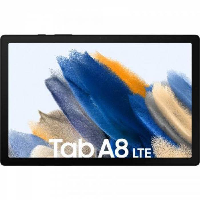 Tableta Samsung Galaxy Tab A8, Cortex A75-A55, 10.5 inch, 4GB RAM, 64GB flash, Wi-Fi, Bt, LTE, Android 11, Grey