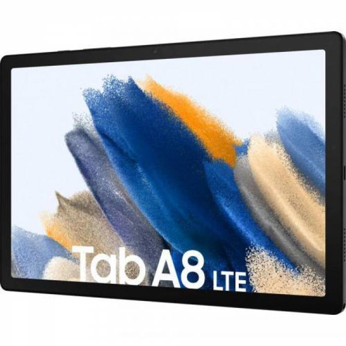 Tableta Samsung Galaxy Tab A8, Cortex A75-A55, 10.5 inch, 4GB RAM, 64GB flash, Wi-Fi, Bt, LTE, Android 11, Grey