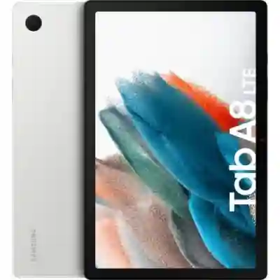 Tableta Samsung Galaxy Tab A8, Cortex A75-A55, 10.5 inch, 4GB RAM, 64GB flash, Wi-Fi, Bt, LTE, Android 11, Silver
