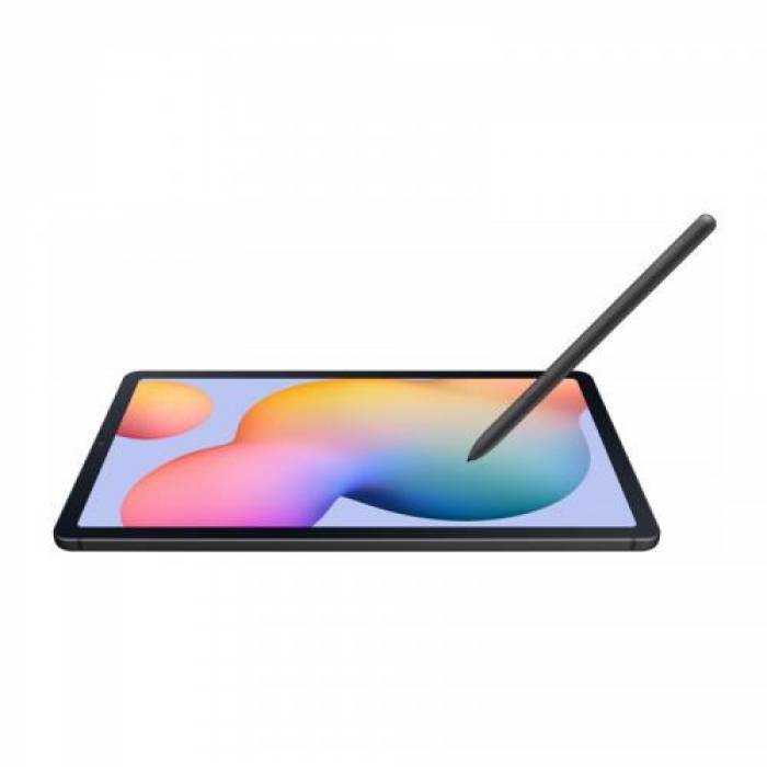 Tableta Samsung Galaxy Tab S6 Lite, Exynos 9611 Octa Core, 10.4inch, 128GB, Wi-Fi, BT, 4G, Android 10, Oxford Gray