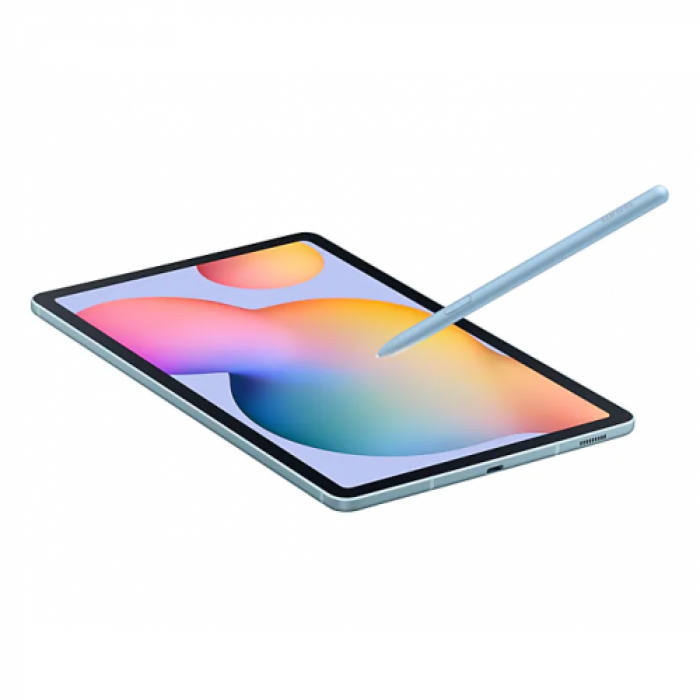 Tableta Samsung Galaxy Tab S6 Lite, Snapdragon 720G Octa Core, 10.4inch, 64GB, Wi-Fi, BT, 4G, Angora Blue