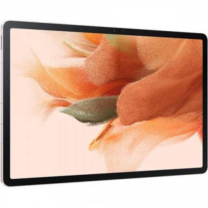 Tableta Samsung Galaxy Tab S7 FE, Snapdragon 750G 5G Octa Core, 12.4inch, 64GB, Wi-Fi, Bt, 5G, Android 11, Mystic Pink