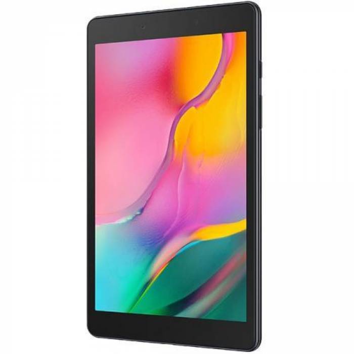 Tableta Samsung T295 Galaxy Tab A, Qualcomm Cortex A53 Quad-core, 8inch, 32GB, Wi-Fi, BT, 4G, Carbon Black