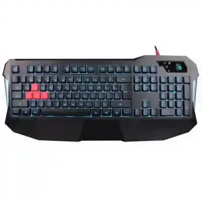 Tastatura A4Tech Bloody B130, Blue LED, USB, Black