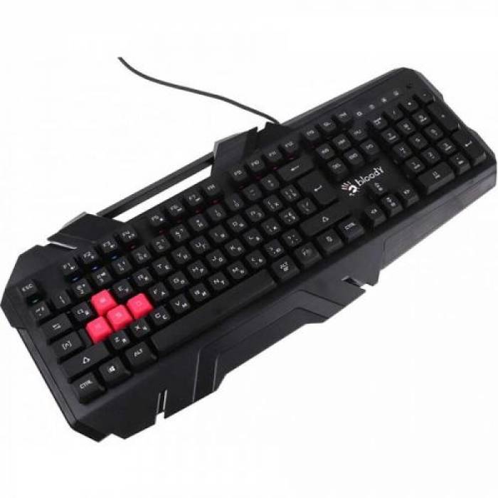 Tastatura A4Tech Bloody B150N, RGB LED, USB, Black