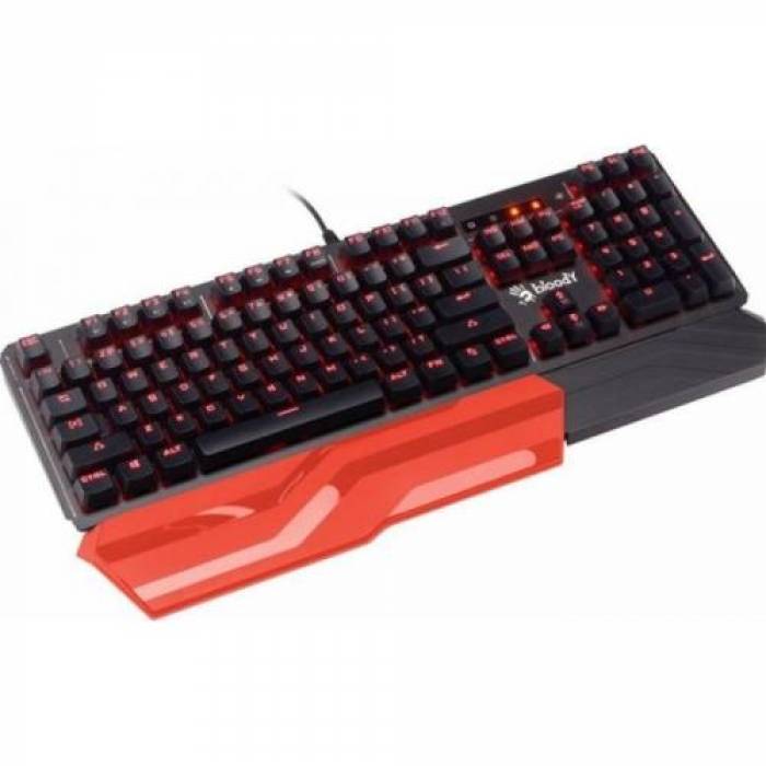Tastatura A4tech Bloody B975 Libra Brown Switch RGB LED, USB, Black-Red