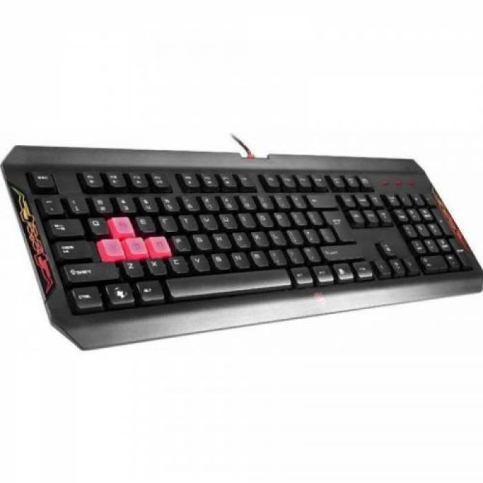 Tastatura A4Tech Bloody Q100, USB, Black