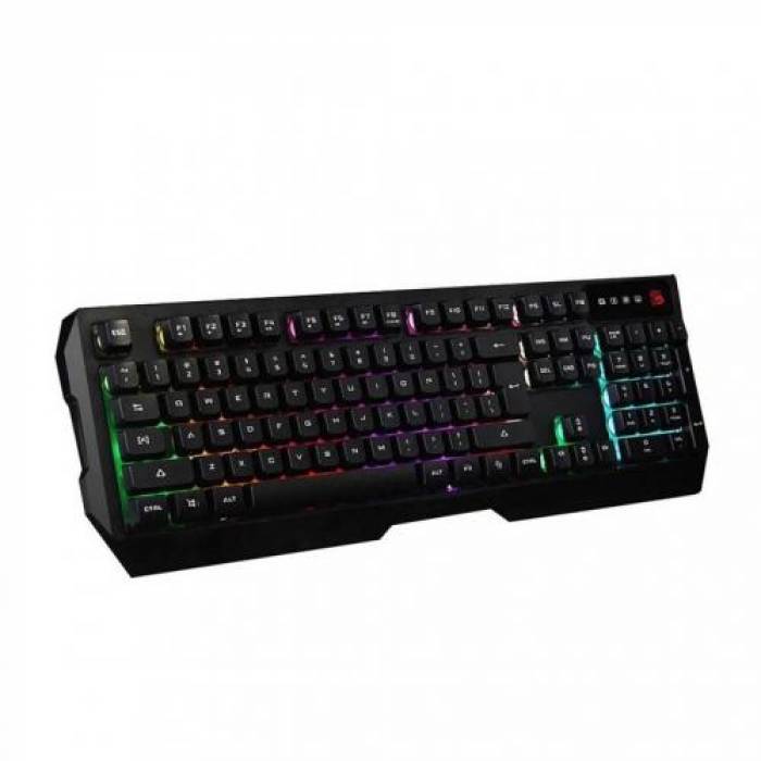 Tastatura A4Tech Bloody Q135, RGB LED, USB, Black