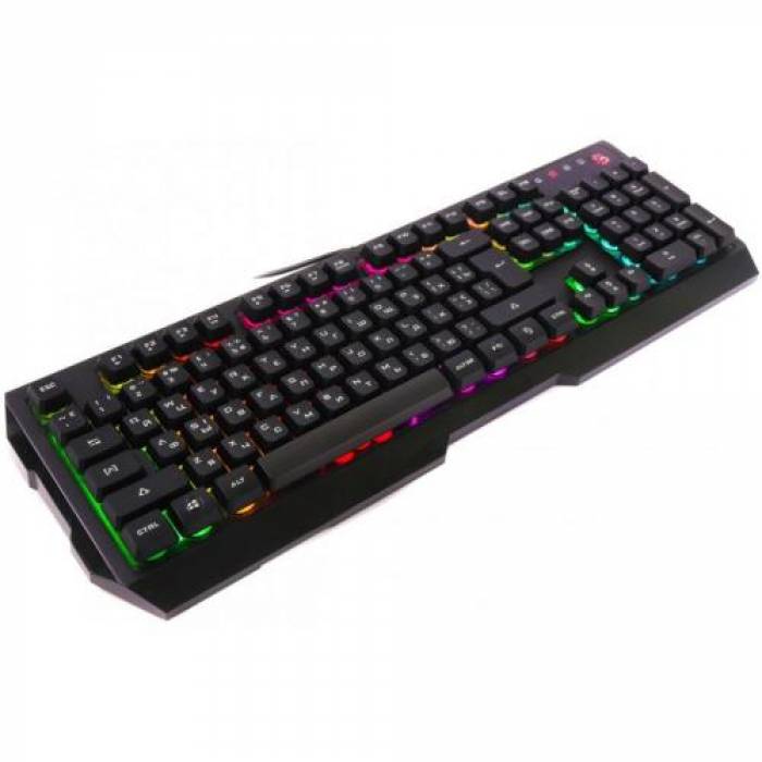 Tastatura A4Tech Bloody Q135, RGB LED, USB, Black