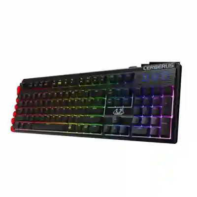 Tastatura Asus Cerberus Mech RGB LED, USB, Black