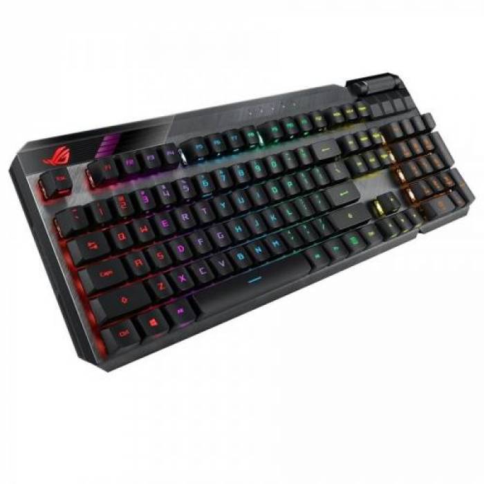 Tastatura ASUS ROG Claymore II PBT, USB, Black