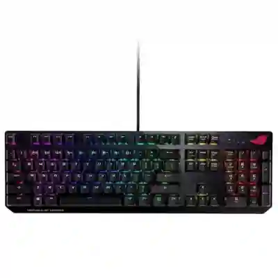 Tastatura Asus ROG Strix Scope Deluxe, RGB LED, USB, Black-Silver