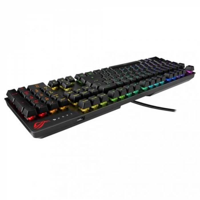 Tastatura Asus ROG Strix Scope RX, RGB LED, USB, Black