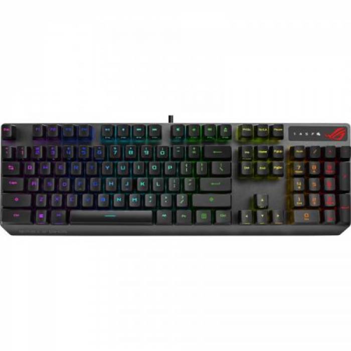 Tastatura ASUS Strix Scope PBT RX Red Switch, RGB LED, USB, Black