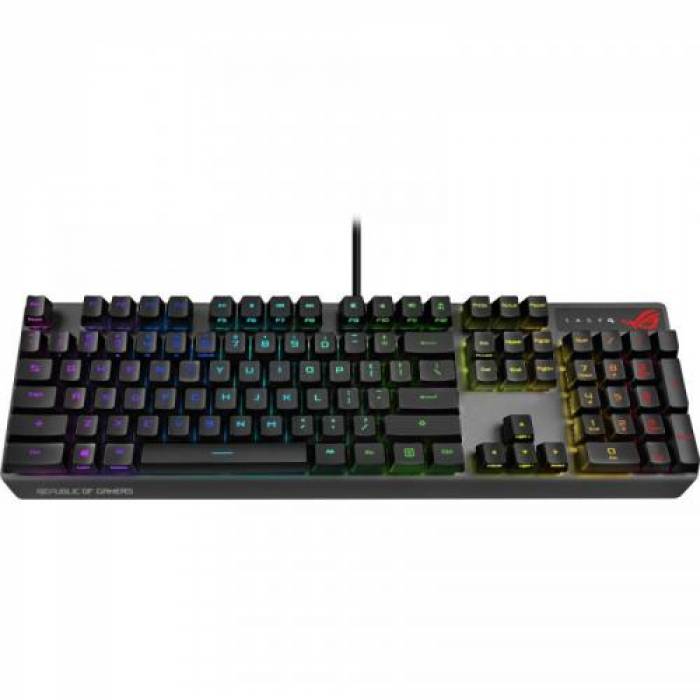 Tastatura ASUS Strix Scope PBT RX Red Switch, RGB LED, USB, Black