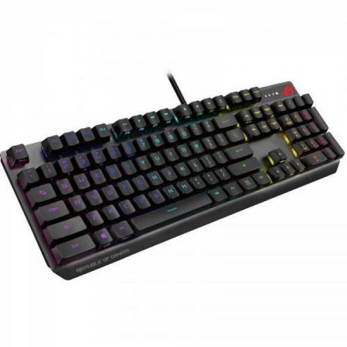 Tastatura ASUS Strix Scope PBT RX Red Switch, RGB LED, USB, Black