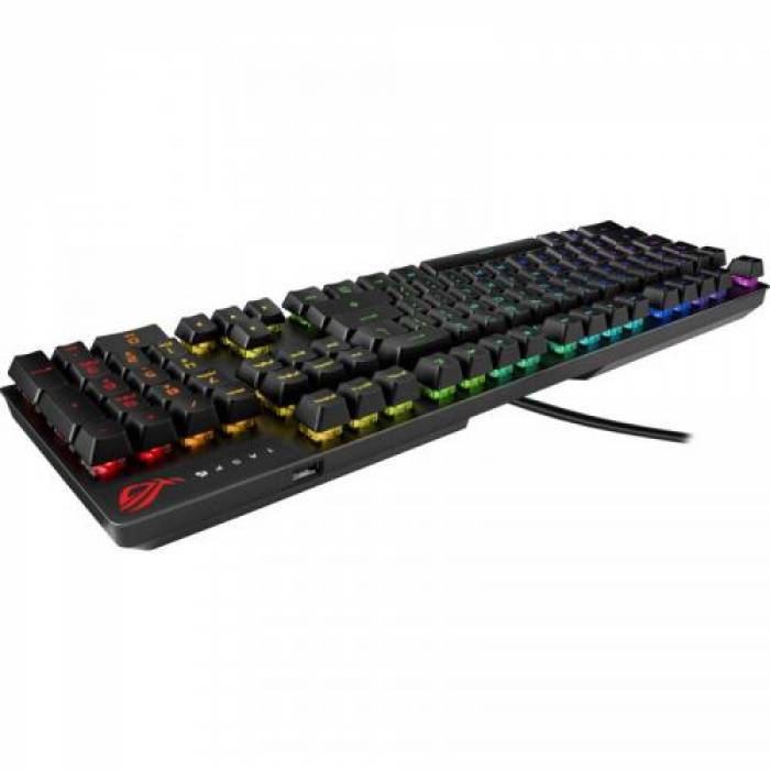 Tastatura ASUS Strix Scope PBT RX Red Switch, RGB LED, USB, Black