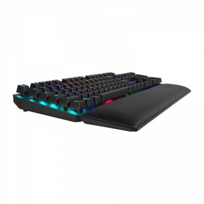 Tastatura ASUS TUF Gaming K7, RGB LED, USB, Black
