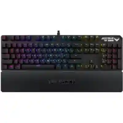 Tastatura Asus TUF K3 RGB LED, USB, Black