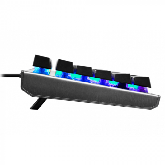 Tastatura Cooler Master CK530 V2 Brown switch Mecanica RGB LED, USB, Gunmetal Black