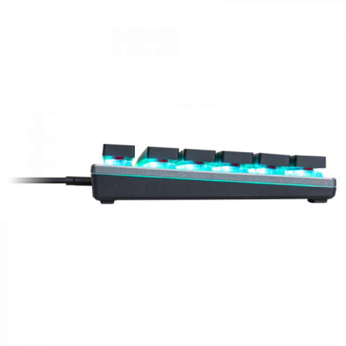 Tastatura Cooler Master SK630 Cherry MX Low Profile Mecanica, RGB LED, USB, Black