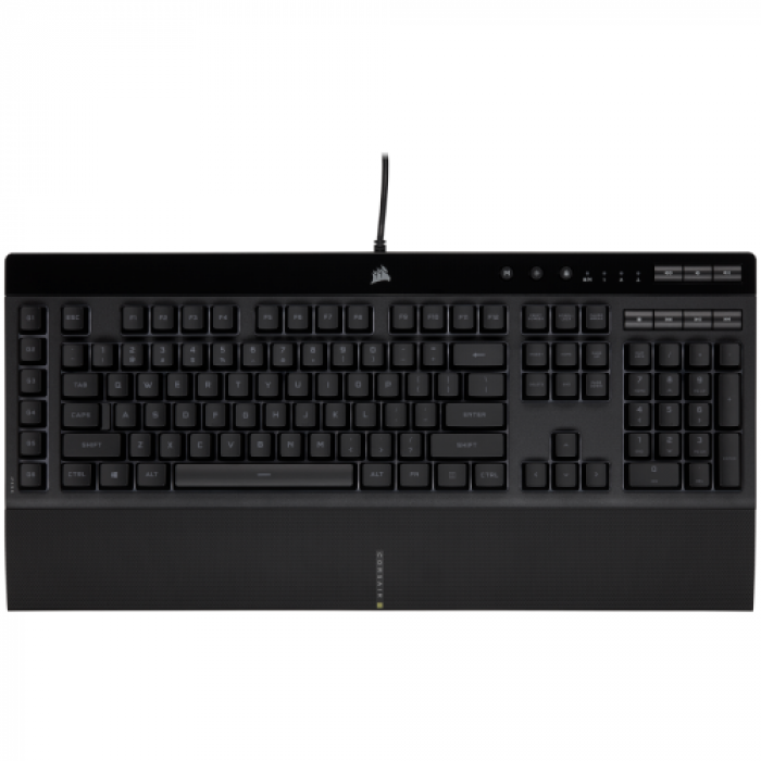 Tastatura Corsair K55 RGB Pro, RGB LED, USB, Black