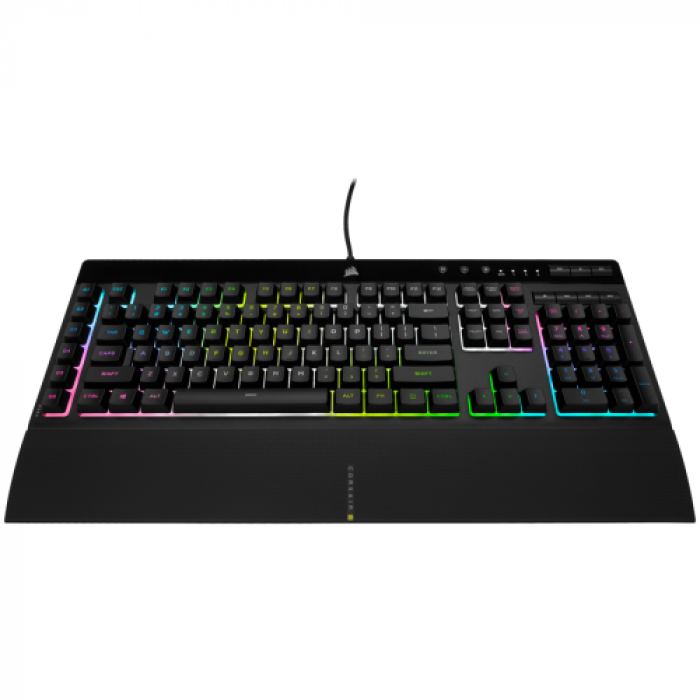 Tastatura Corsair K55 RGB Pro XT, RGB LED, USB, Black