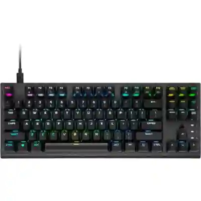 Tastatura Corsair K60 PRO TKL RGB, USB, Black