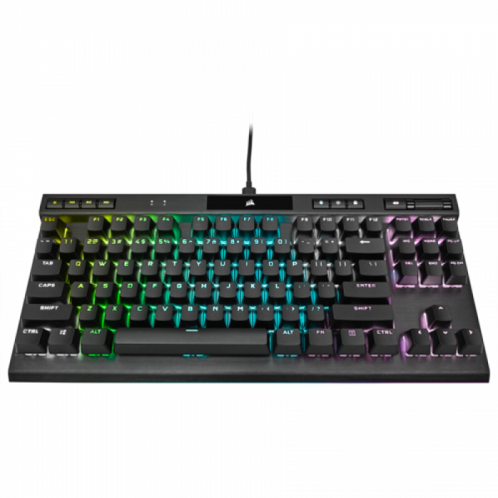 Tastatura Corsair K70 RGB TKL CHAMPION SERIES Cherry MX Red, RGB LED, USB, Black