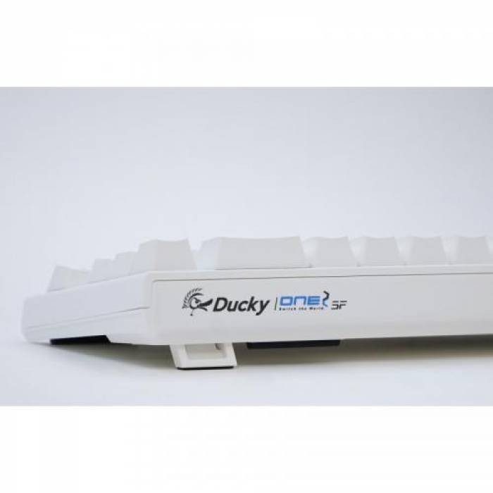 Tastatura Ducky One 2 SF Cherry MX Red Mecanica, RGB LED, USB, Pure White