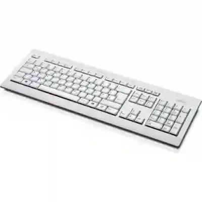 Tastatura Fujitsu KB521, USB, White