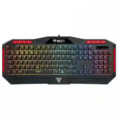 Tastatura Gamdias Ares P1 RGB LED, USB, Black