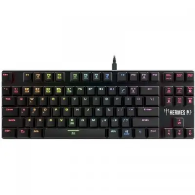 Tastatura Gamdias Hermes M3 GAMDIAS Brown Mecanica, RGB LED, USB, Black