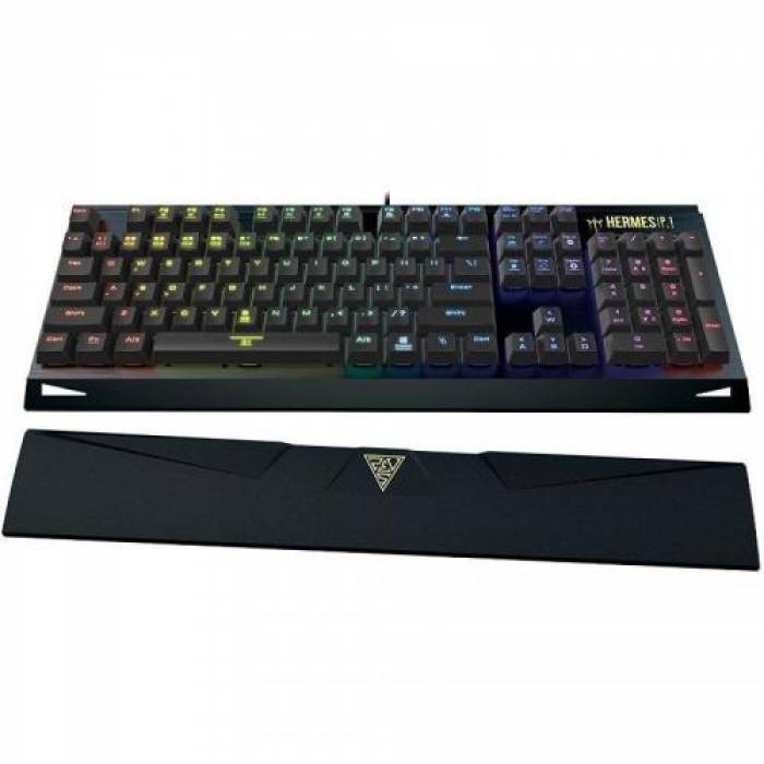 Tastatura Gamdias Hermes P1, RGB LED, USB, Black