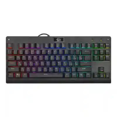 Tastatura Gaming Redragon Dark Avenger RGB LED Mecanica, USB, Black