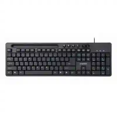 Tastatura Gembird KB-UM-108, US Layout, USB, Black