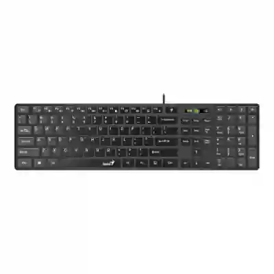 Tastatura Genius SlimStar 126, USB, Black