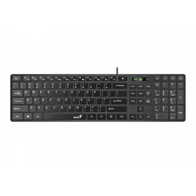 Tastatura Genius SlimStar 126, USB, Black
