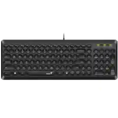 Tastatura Genius SlimStar Q200, USB, Black