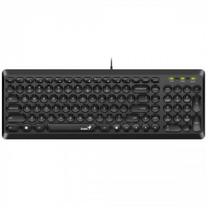 Tastatura Genius SlimStar Q200, USB, Black