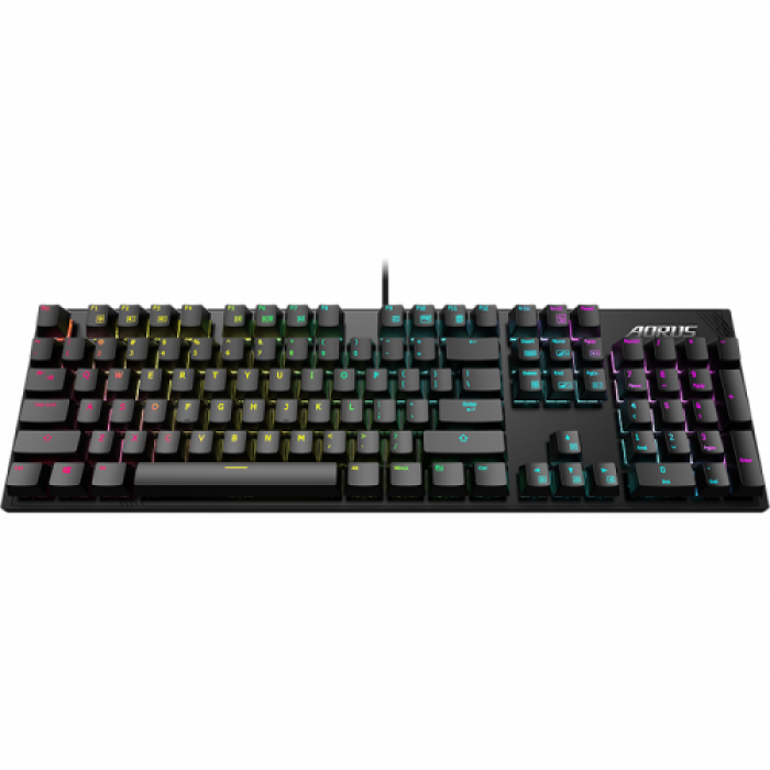 Tastatura Gigabyte AORUS K1 Cherry MX Red, RGB LED, USB, Black