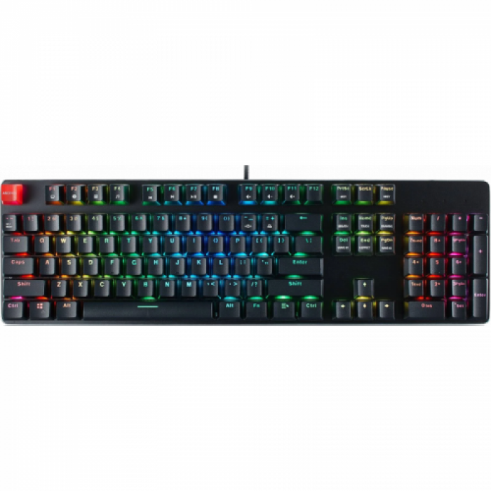 Tastatura Glorious PC Gaming Race GMMK Full-Size Gateron Brown Mecanica, RGB LED, USB, Black