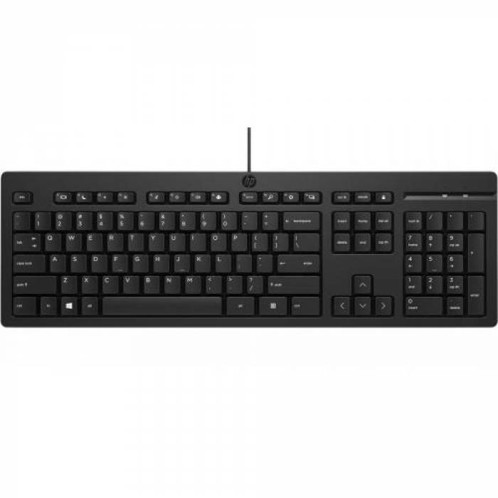 Tastatura HP 125, USB, Black